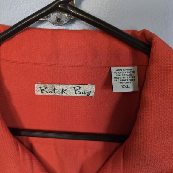 EUC Batik Bay Tropical Martini Button Down Casual Shirt - Picture 4 of 4